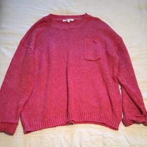 Women's Crewneck Sweater in Pink
